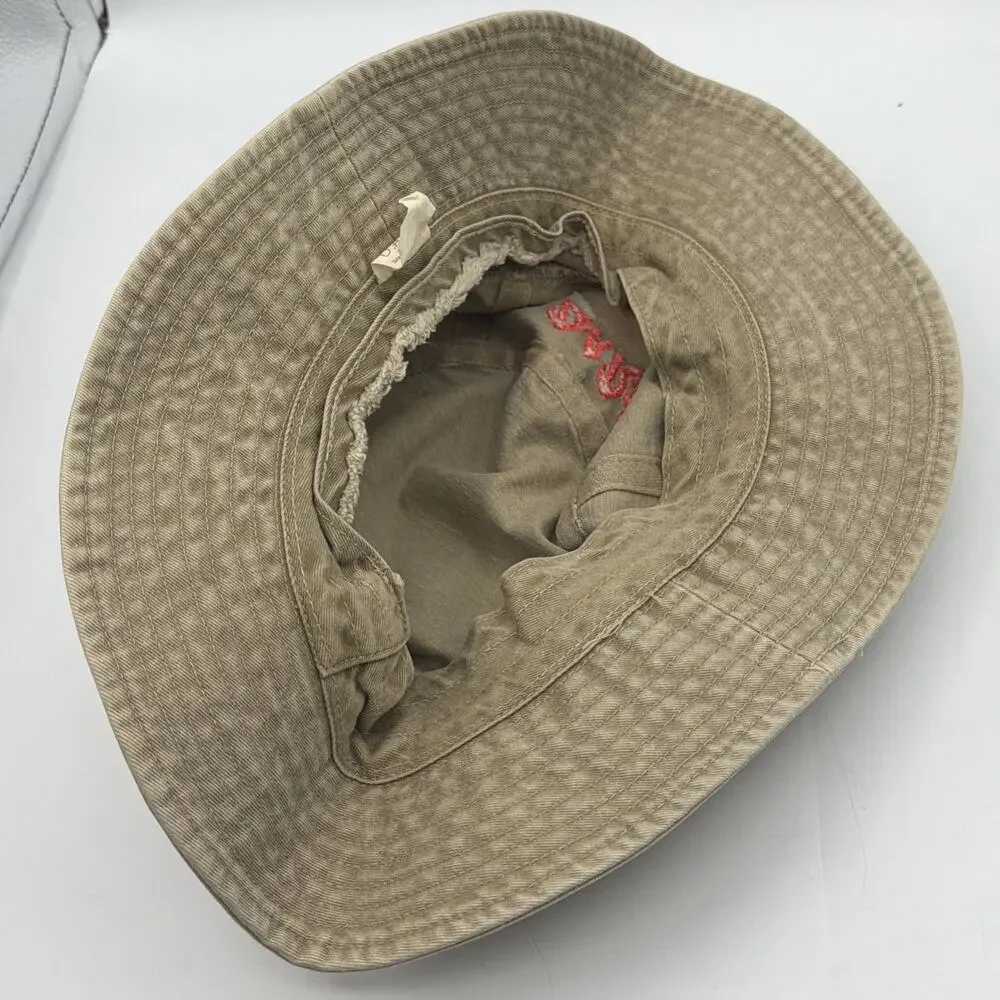 Authentic D.A.R.E. Bucket Hat, Khaki 90s Retro Adult Size - Picture 7 of 7